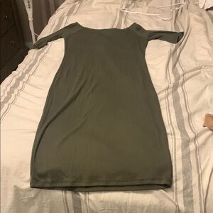Olive Green Women's Dress